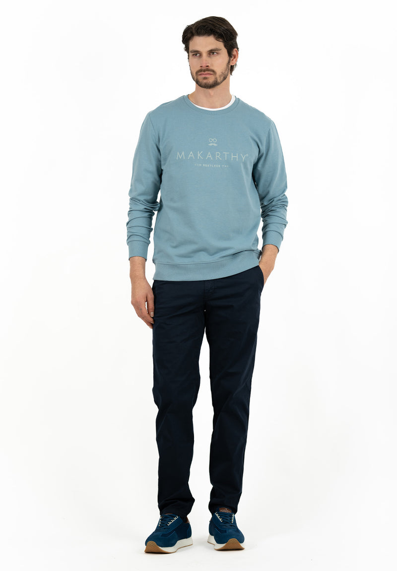 Sudadera Restless Gris Azulado