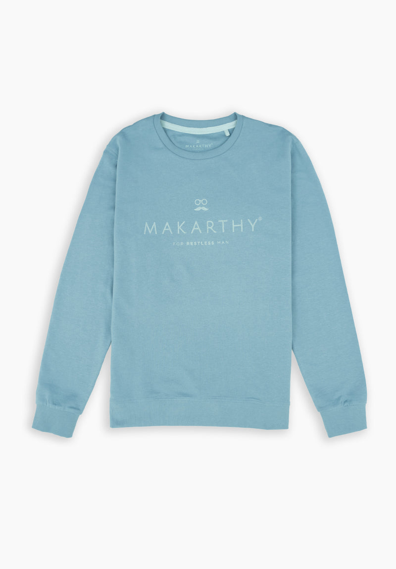 Sudadera Restless Gris Azulado