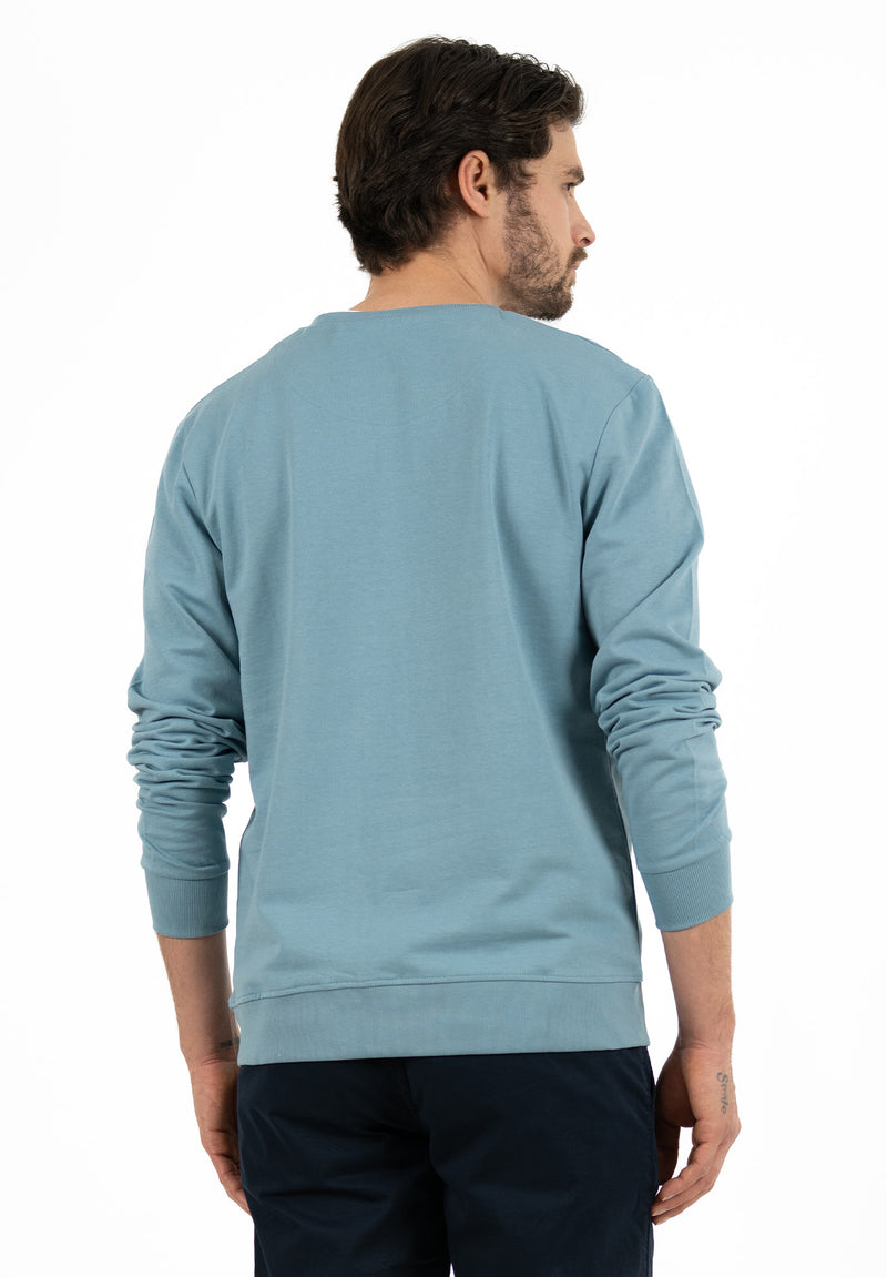 Sudadera Boho Gris Azulado