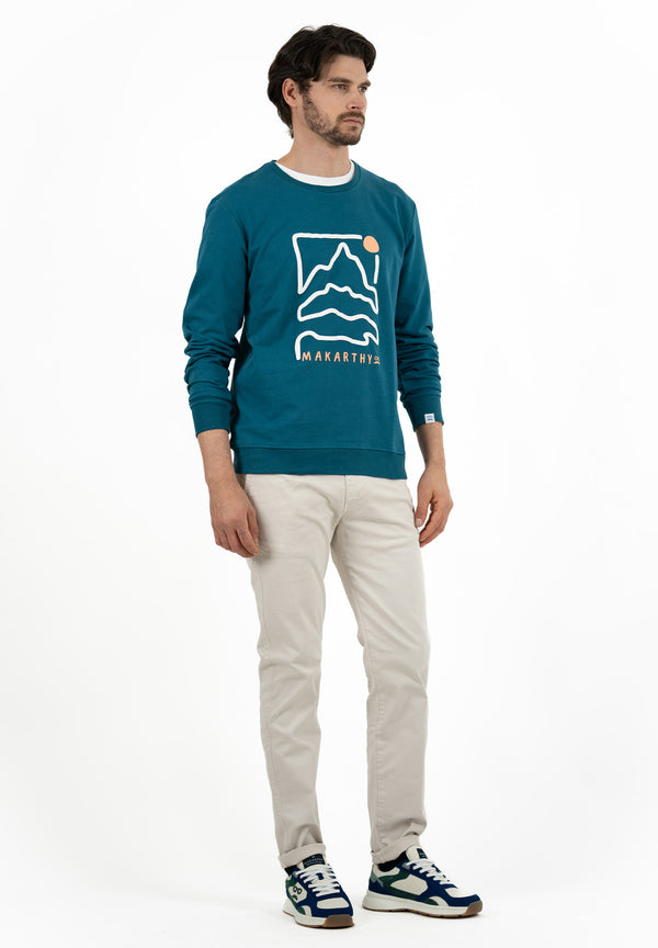 Sudadera Mountain Atlantic Blue