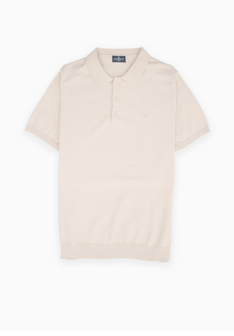 Jersey Tipo Polo Beige