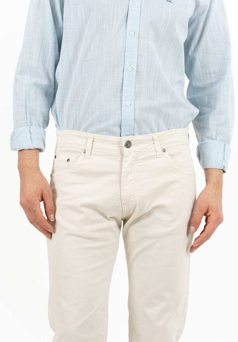 Pantalón New denim Blanco Roto