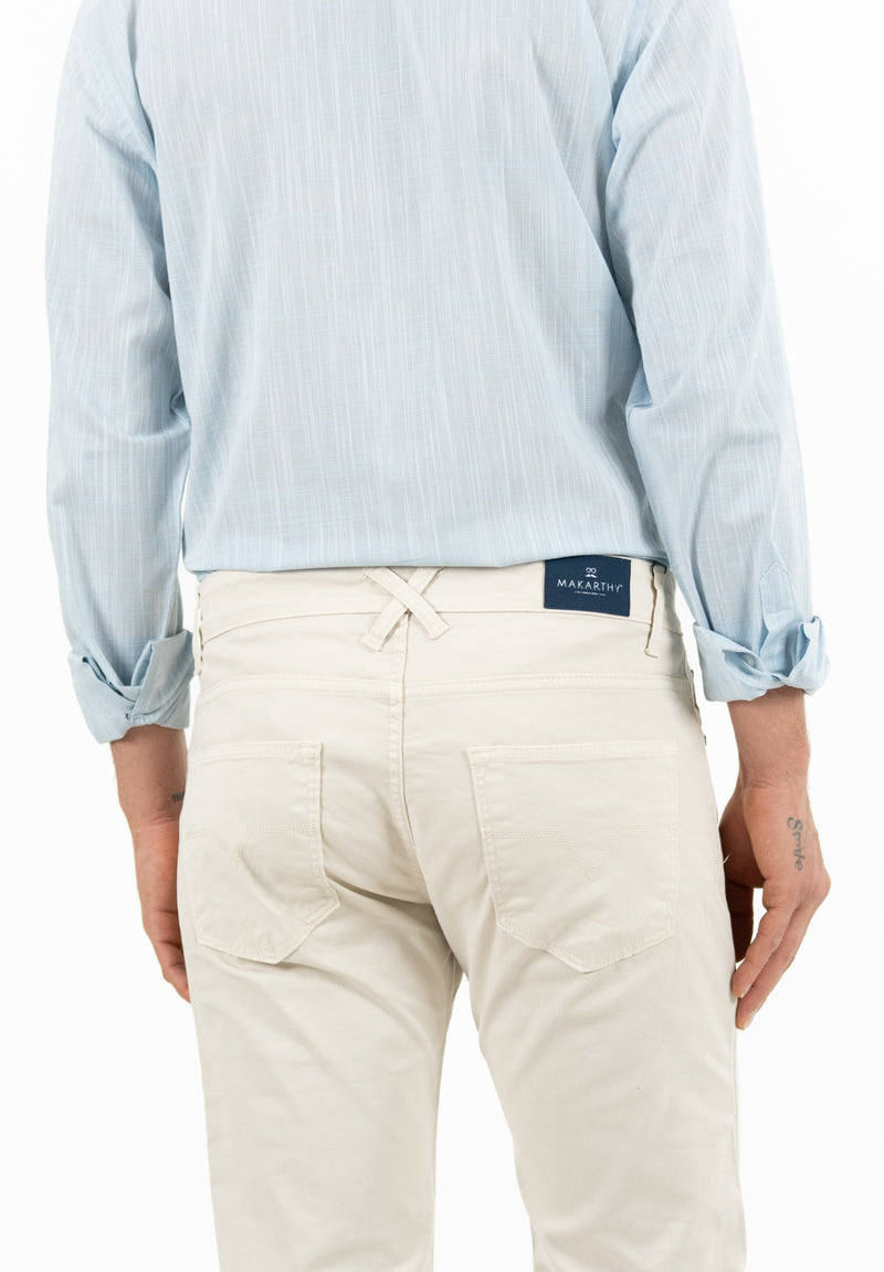 Pantalón New denim Blanco Roto