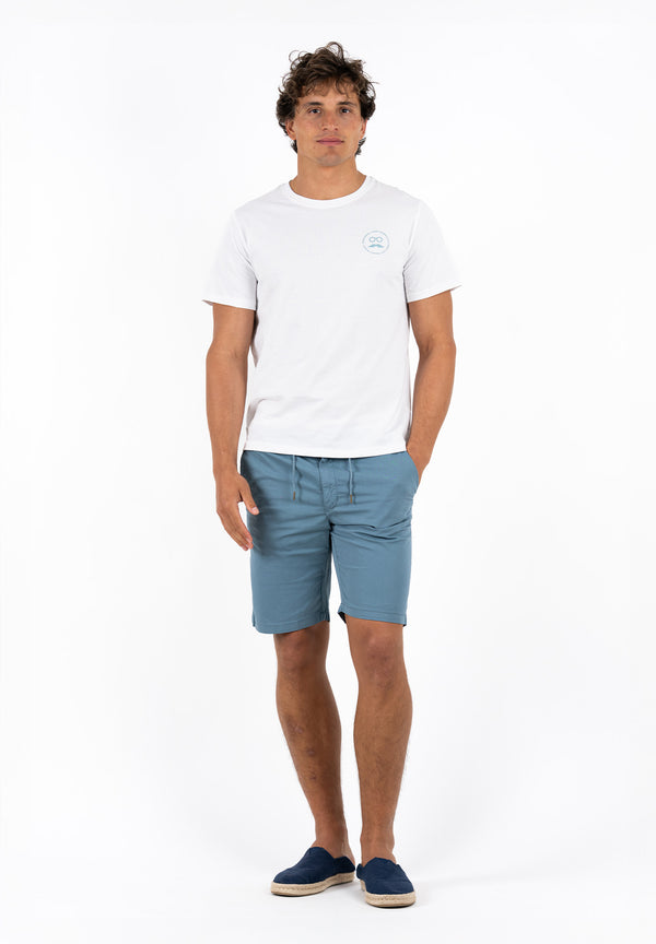 Bermuda relaxed Fit Gris Azulado