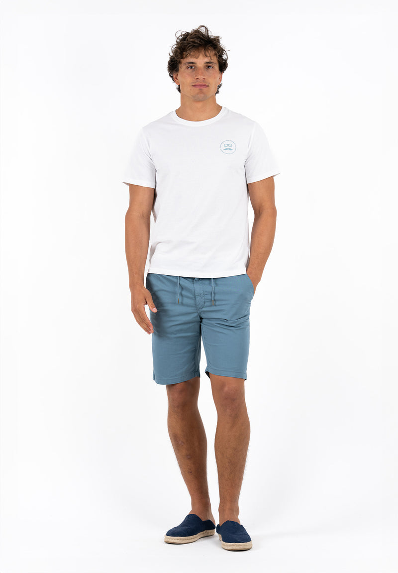 Bermuda relaxed Fit Gris Azulado