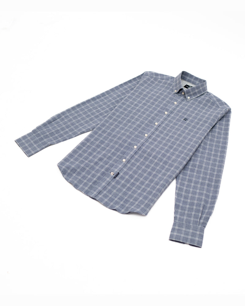 Camisa Cuadros Delavé Añil