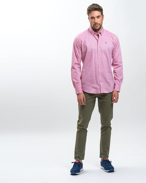 Camisa Minioxford Rosa
