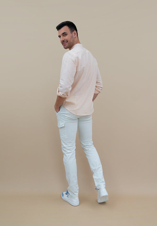 Camisa Mykonos Rayas Mao Ámbar