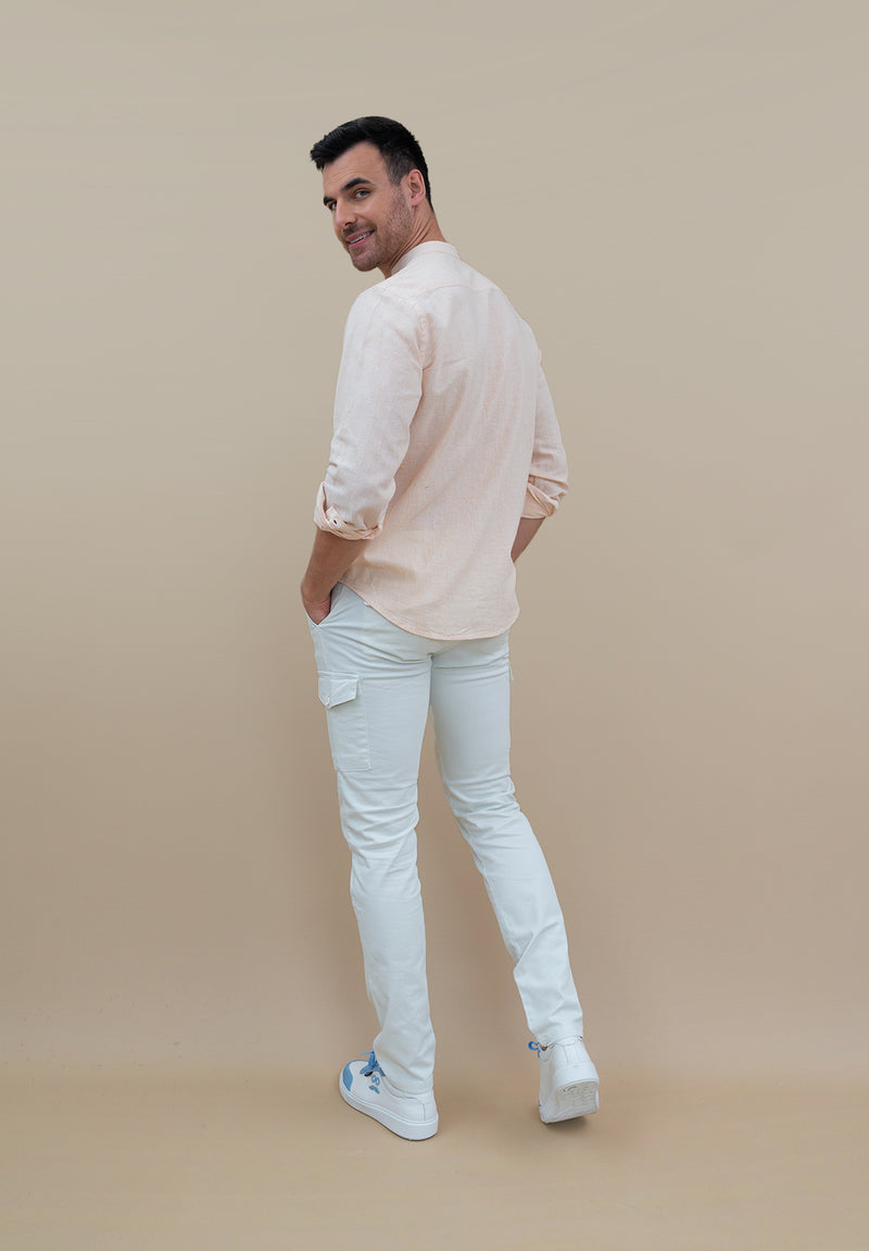 Camisa Mykonos Rayas Mao Ámbar