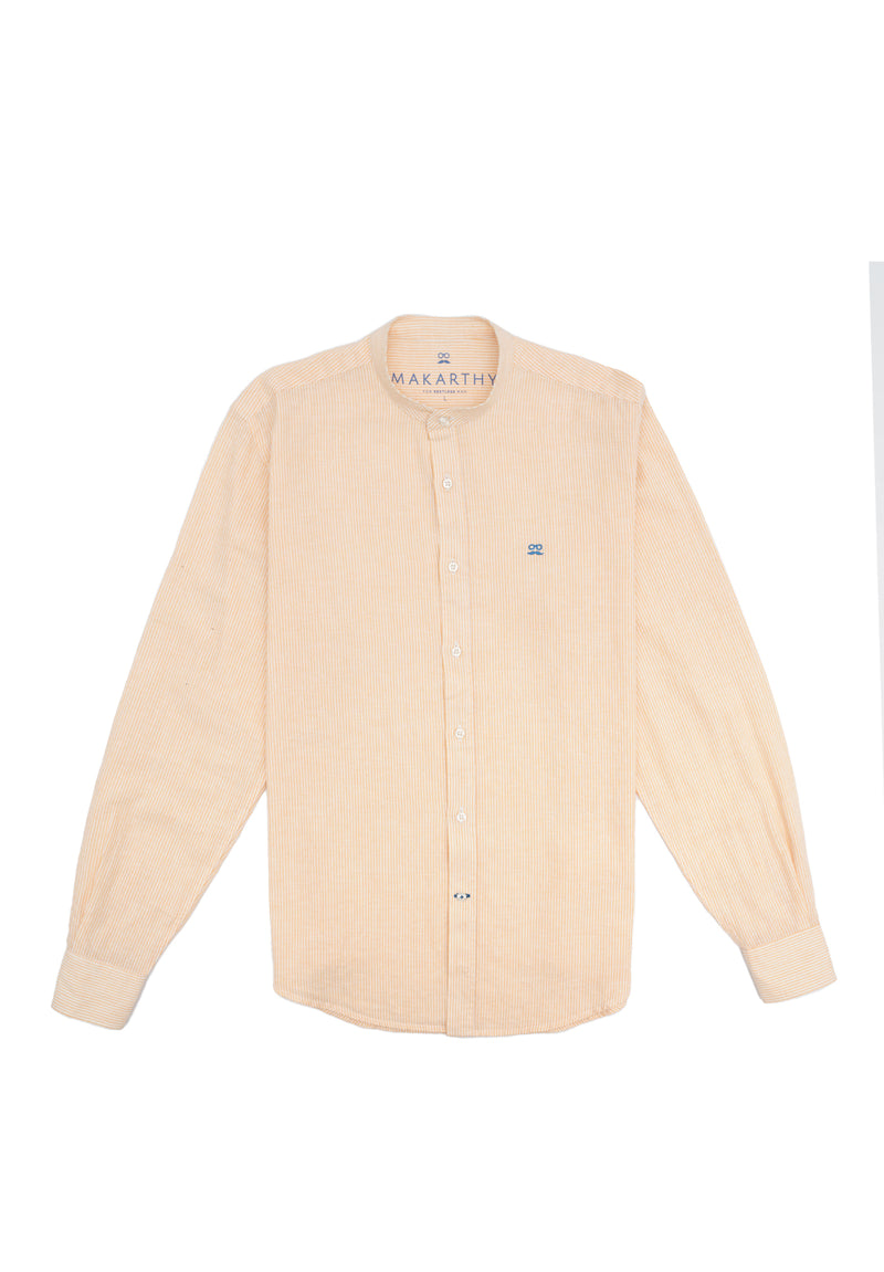 Camisa Mykonos Rayas Mao Ámbar