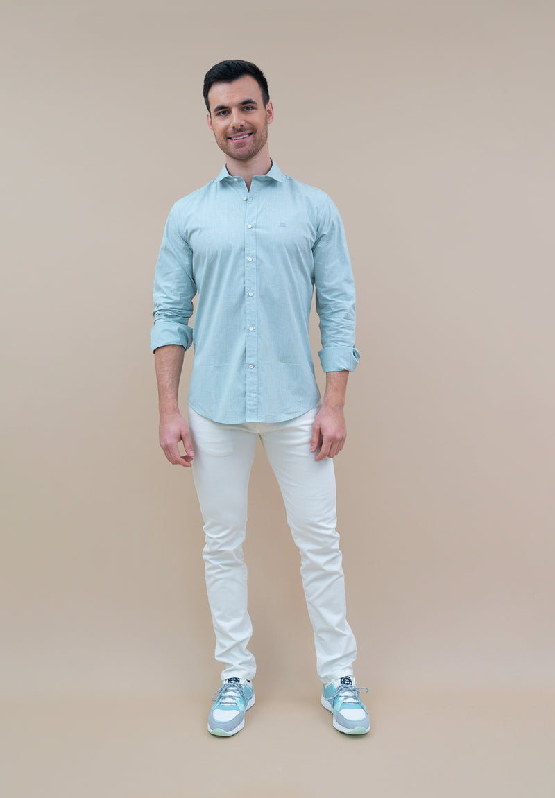 Pantalón Cinco Bolsillos Blanco Roto